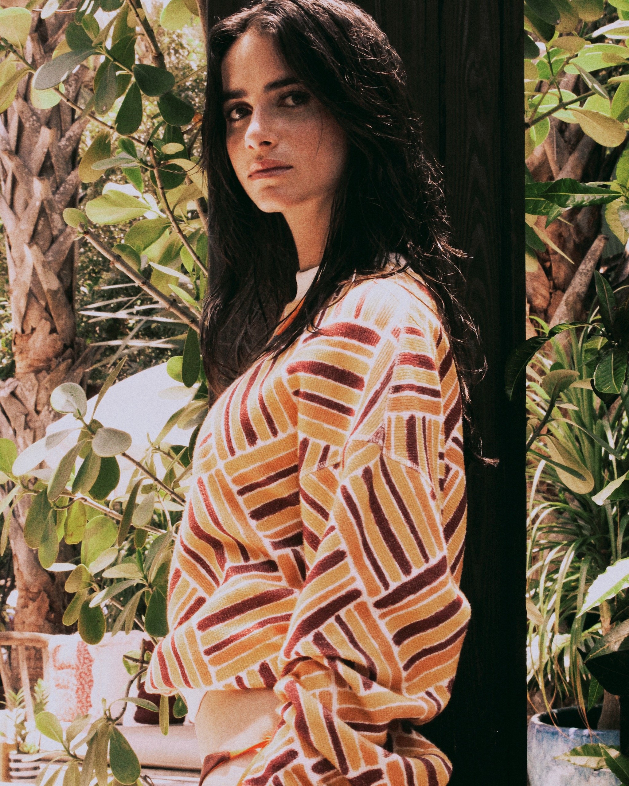 Stripe Crewneck Sweatshirt 1