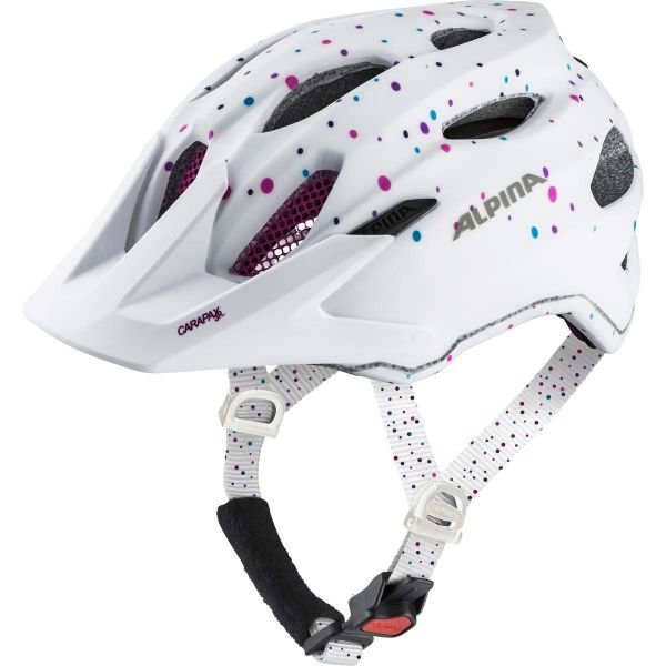 CARAPAX JR. white polka dots 51-56cm