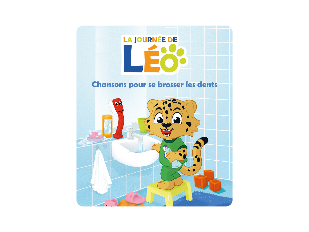 Tonies – Figurine La Journée De Léo – 53 Minutes De Chansons Et Rituels – Dès 3 Ans – Peinte à La Main, Aimantée – Toniebox Non Incluse – Contenu En Français
