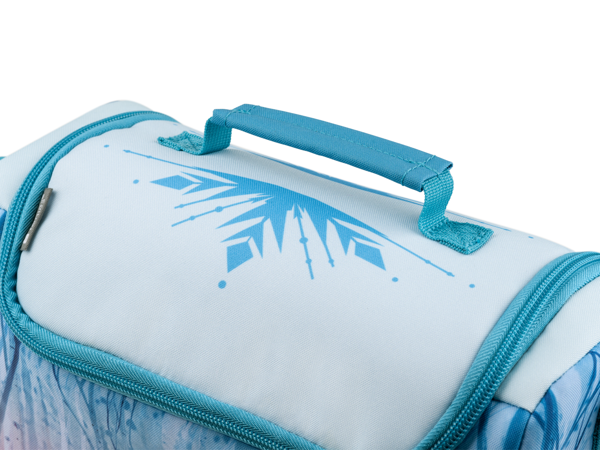 Sac Bandoulière Grand Modèle Reine Des Neiges Personnalisé Pour Enfant - Noir - Réf 79