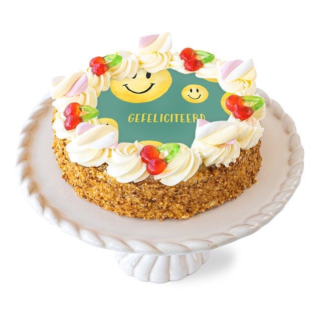 Slagroomtaart snoep | Gefeliciteerd | 10-12p | 20 personen