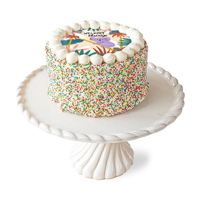 Layer cake | Sparkle | Welkom kleintje | 8p | 8 personen