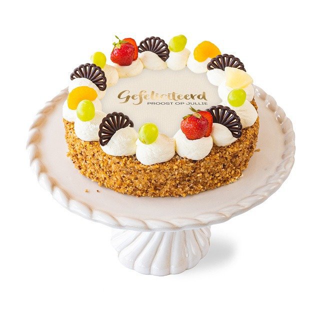 Slagroomtaart fruit | Jubileum | 10-12p | 12 personen