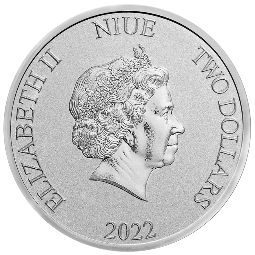 Back of the Silver Lady and the Tramp 1 oz