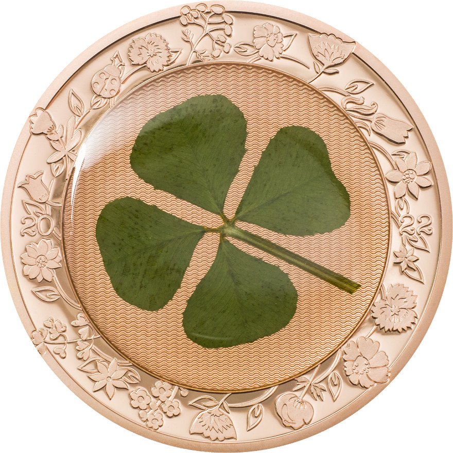 Front of the Silver Lucky Ounce Palau 2022