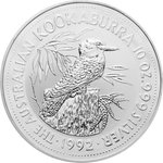 Front of the Silver Kookaburra 10 oz