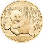 Front of the Gold China Panda 1 oz