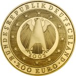 Front of the Gold Euro 1 oz