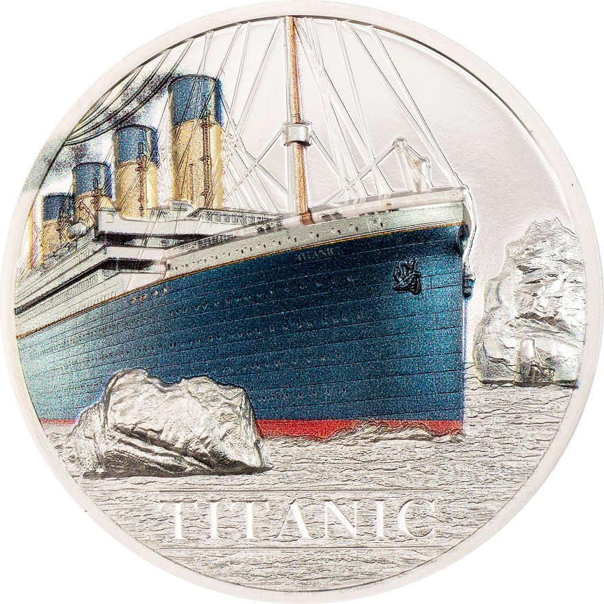 View 1: Silber Titanic 1 oz PP - High Relief inkl. Relikt 2022