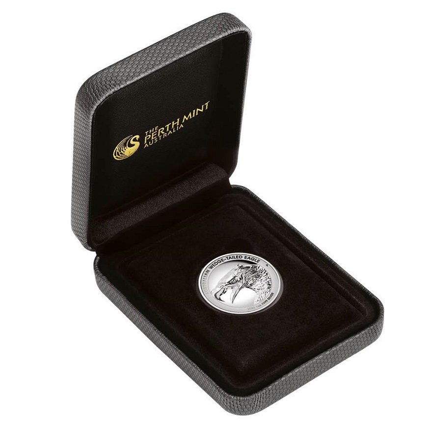 View 4: Silber Wedge Tailed Eagle 1 oz PP - High Relief 2022
