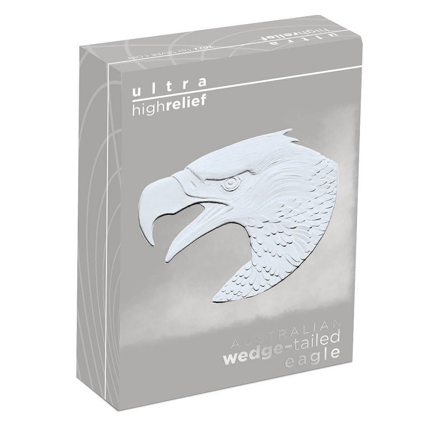 View 5: Silber Wedge Tailed Eagle 1 oz PP - High Relief 2022