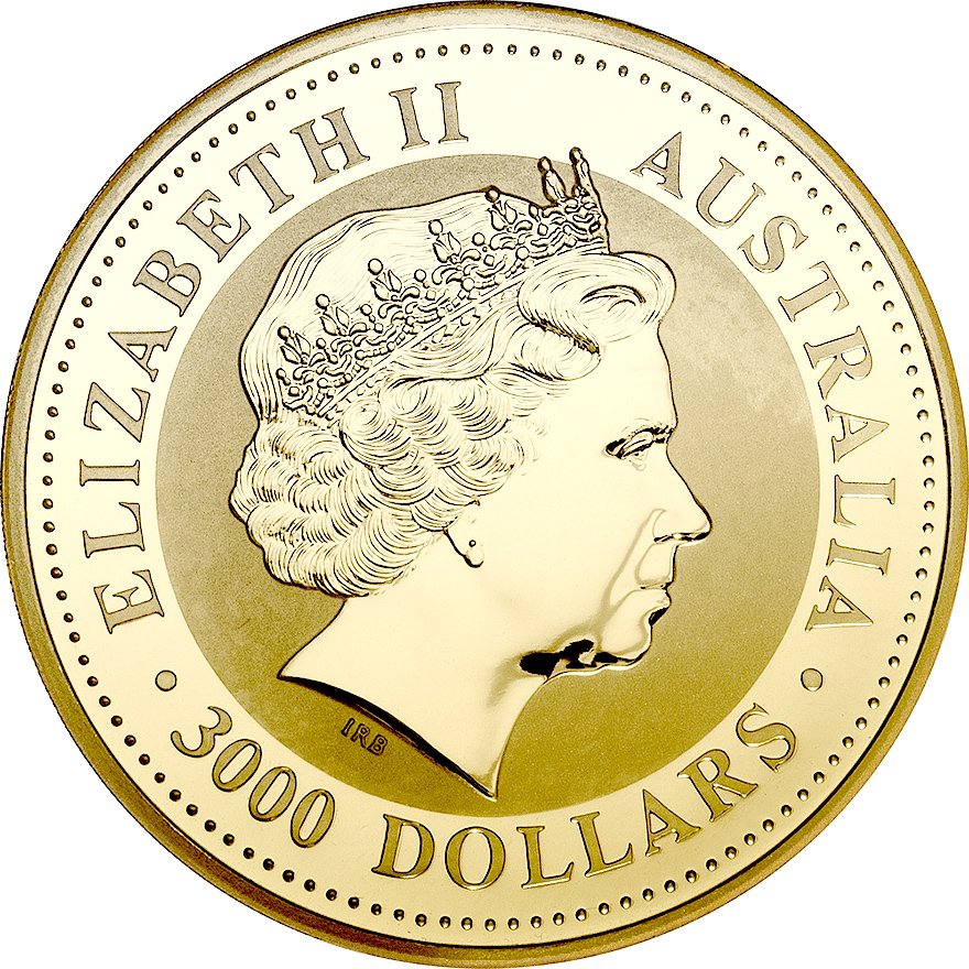 Back of the Gold Kangaroo 1kg