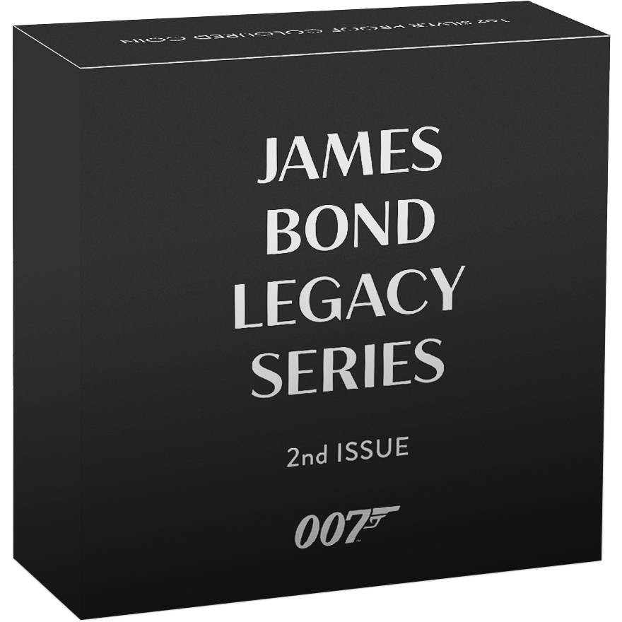 View 3: Silber James Bond Legacy Serie - Roger Moore 1 oz PP - 2022