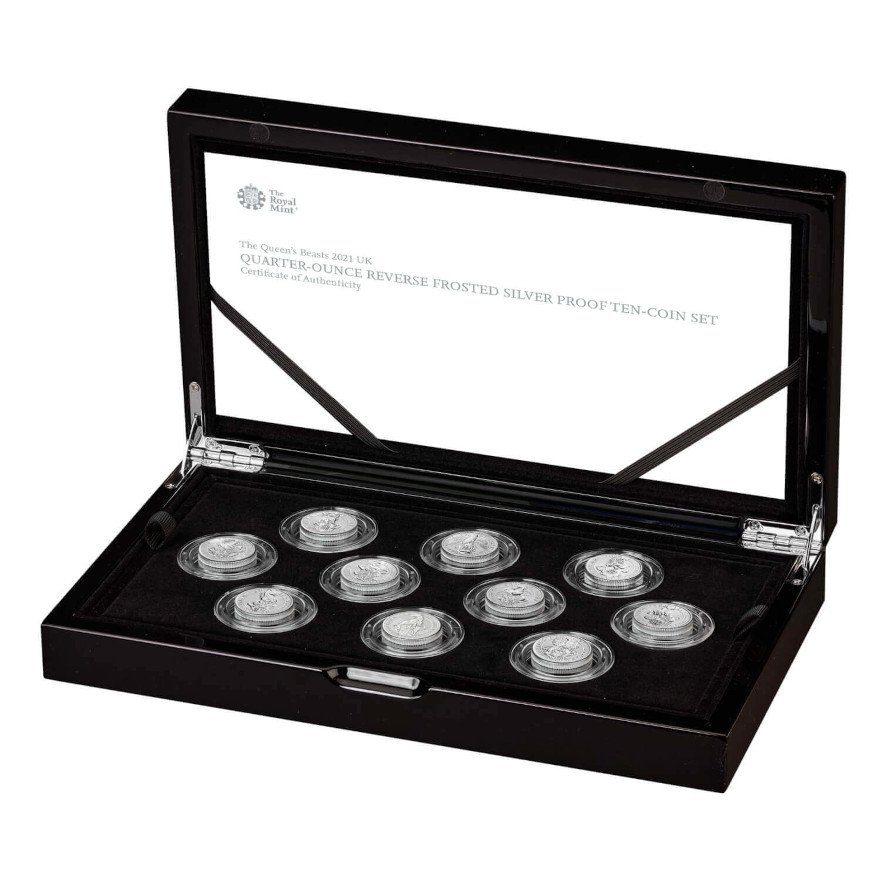View 1: Silber The Queen's Beasts - Final 10-Coin Set RP - 2021