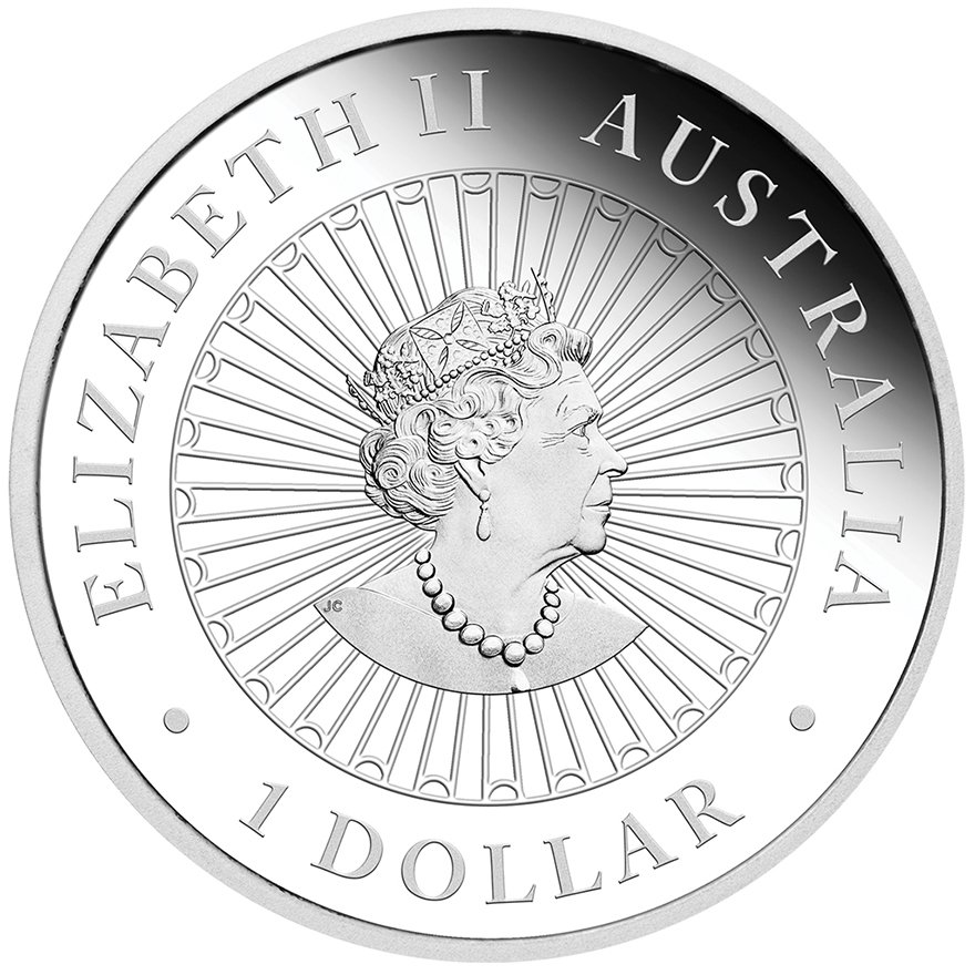 Back of the Silver Opal Series - Year of the Pig 1 oz PF - 2019