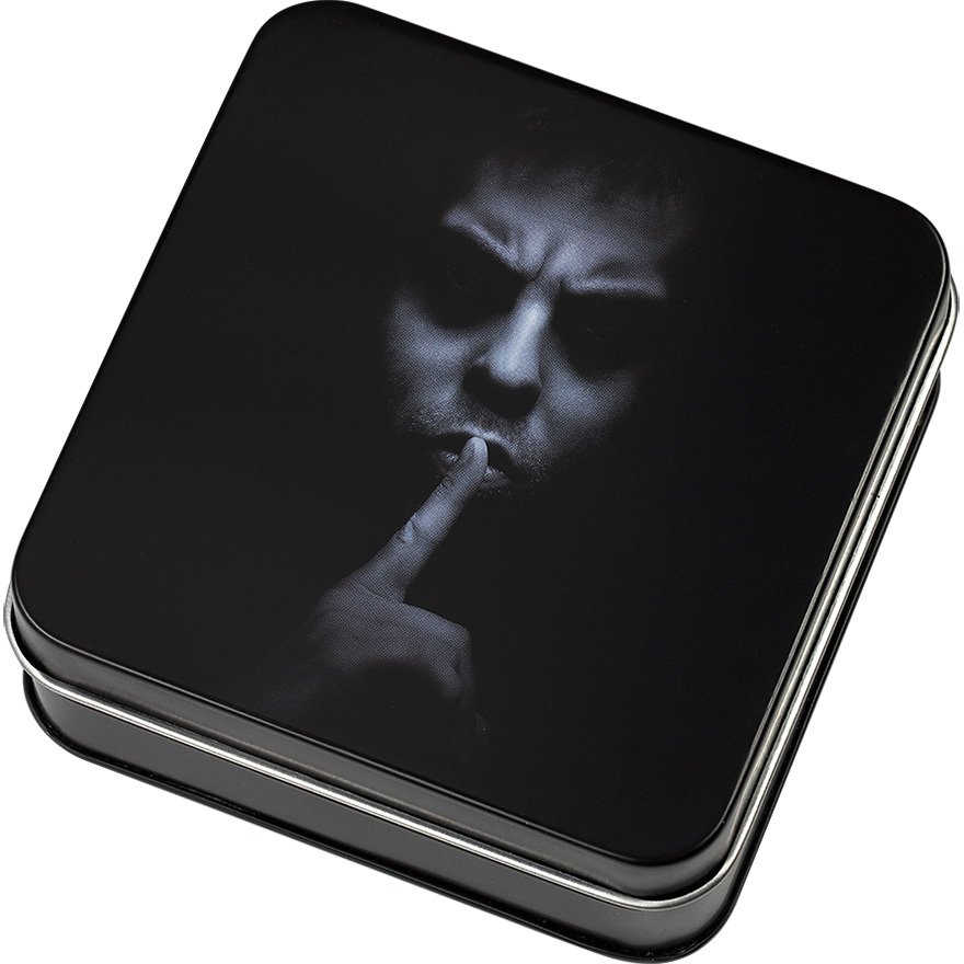 Original coin case of the Silver Trap Attack 1 oz - Ultra High Relief