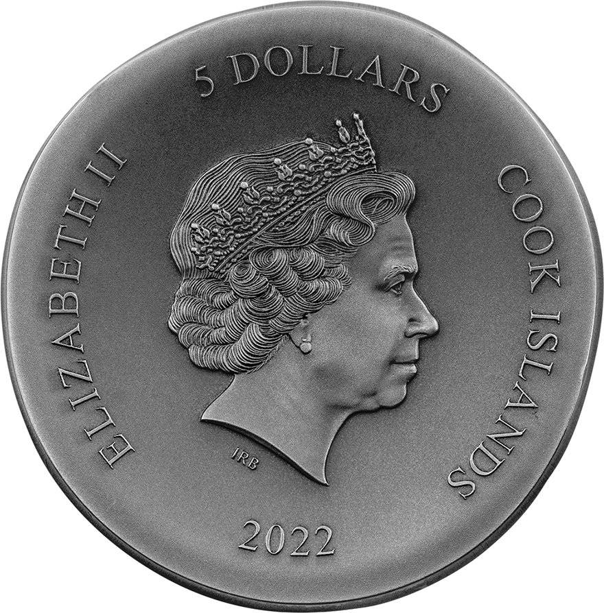 Back of the Silver Pegasos - 1 oz - Antique Finish