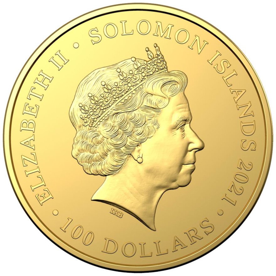 Back of the Gold Pirate Queens 1 oz - Ching Shih
