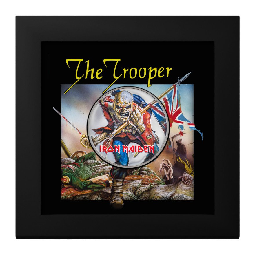 View 3: Silber Iron Maiden - Eddie the Trooper 1 oz PP