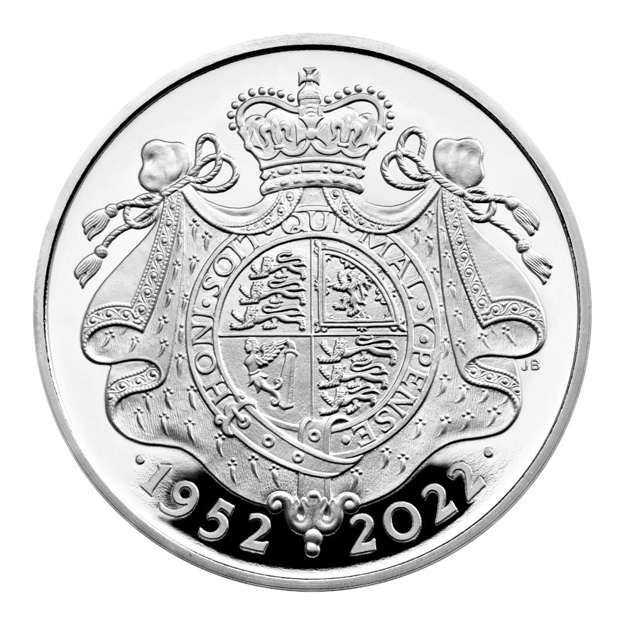 View 1: Silber Queen Elizabeth - Platin-Jubiläum PP - 2022