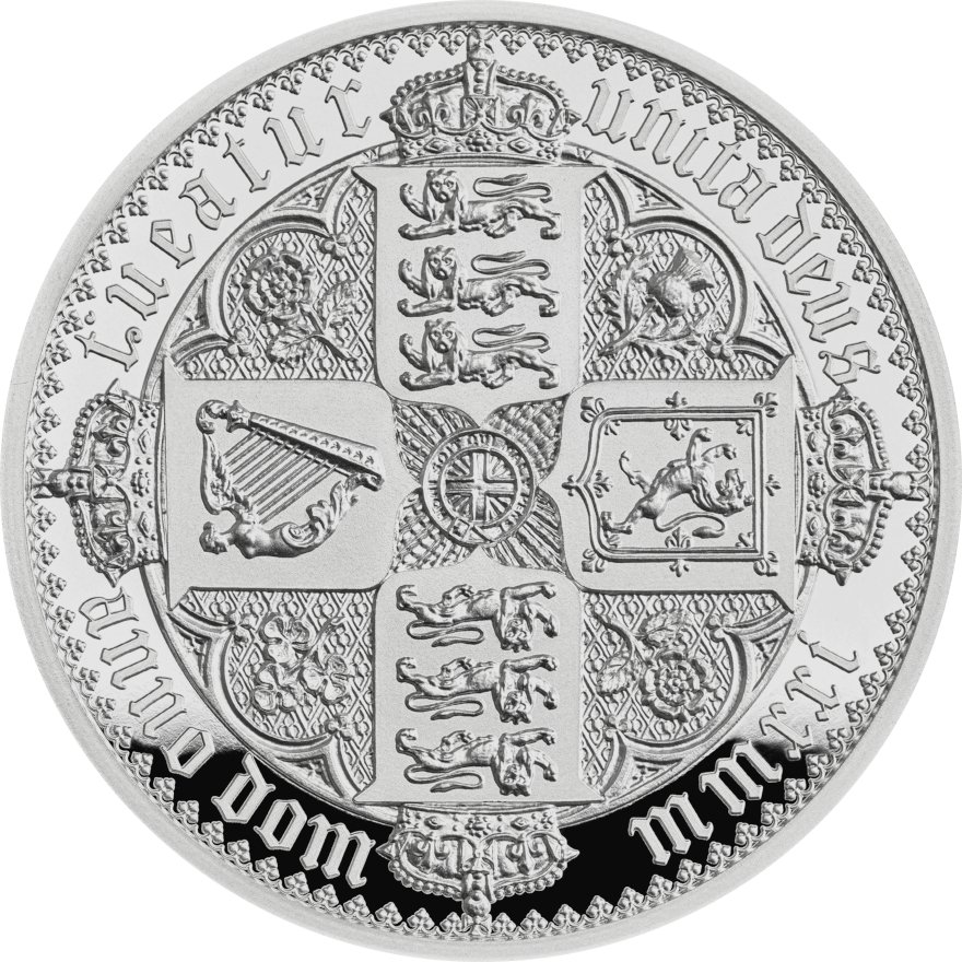 View 4: Silber Prestige Satz - Gothic Crown 2 x 2 oz PP - Royal Mint