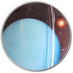 Silber 1 oz "Sonnensystem" 8. - Uranus PP - gewölbte Prägung 2022