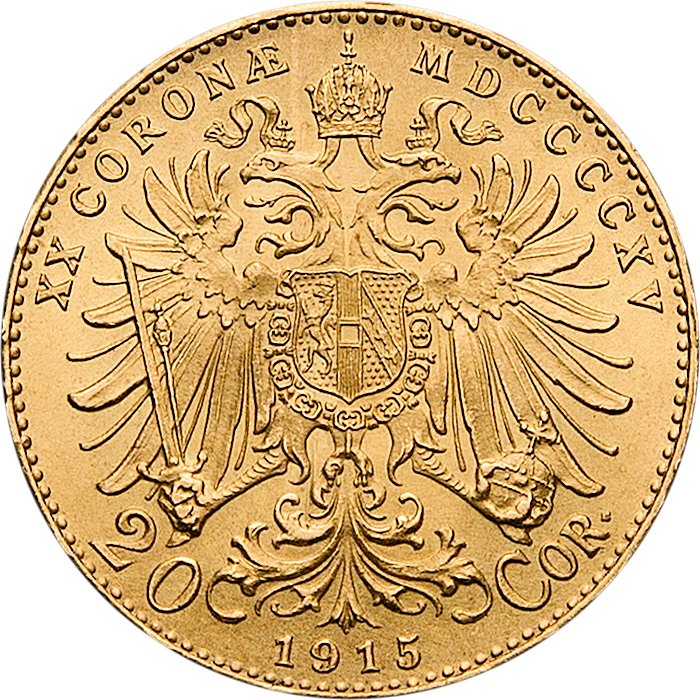 View 2: Gold 20 Kronen