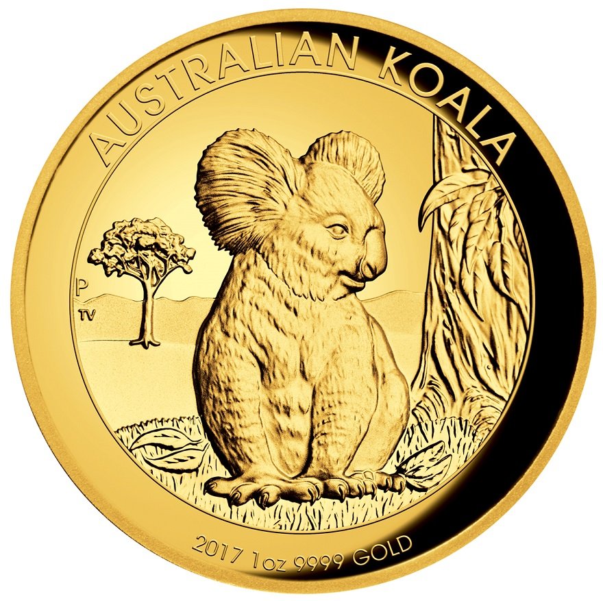 View 1: Gold Koala 1 oz PP - High Relief 2017