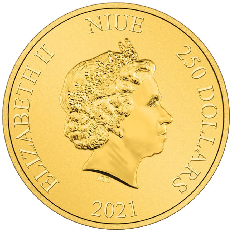 Back of the Celestial Animals - Gold Black Turtle 1 oz 