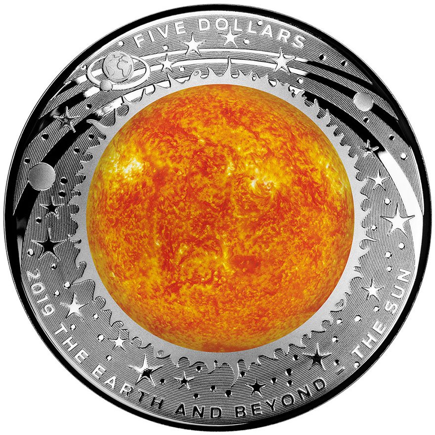 View 1: Silber Earth and Beyond 1 oz PP - Die Sonne
