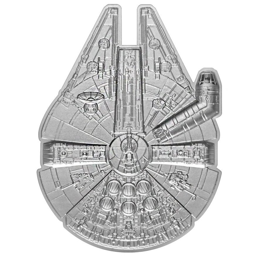 View 1: Silber STAR WARS 1 oz PP - Millennium Falke 2021