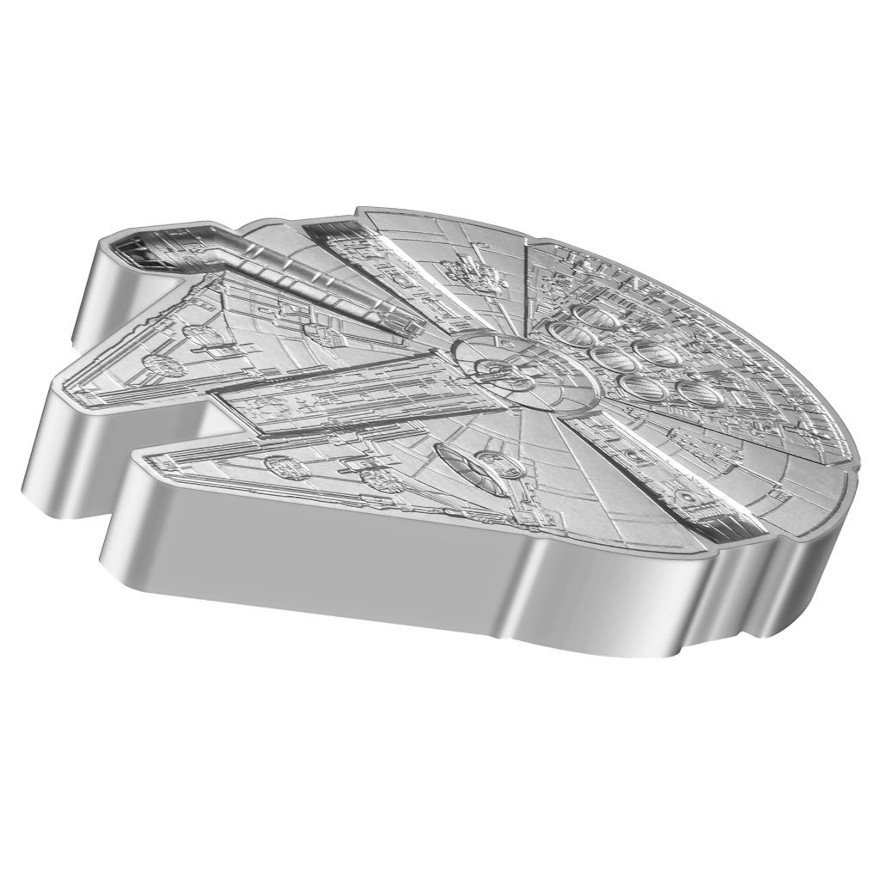 View 3: Silber STAR WARS 1 oz PP - Millennium Falke 2021