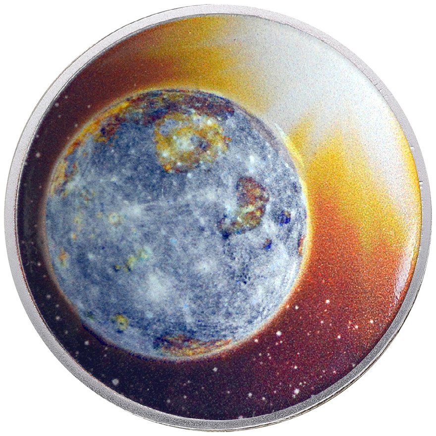 View 1: Silber 1 oz "Sonnensystem" 2. - Merkur PP - gewölbte Prägung 2020