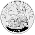 Silber The Seymour Panther 1 oz PP - Royal Tudor Beasts 2022