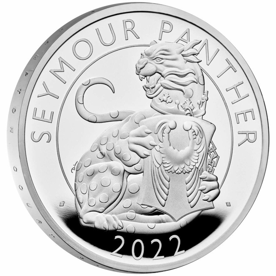 View 2: Silber The Seymour Panther 1 oz PP - Royal Tudor Beasts 2022