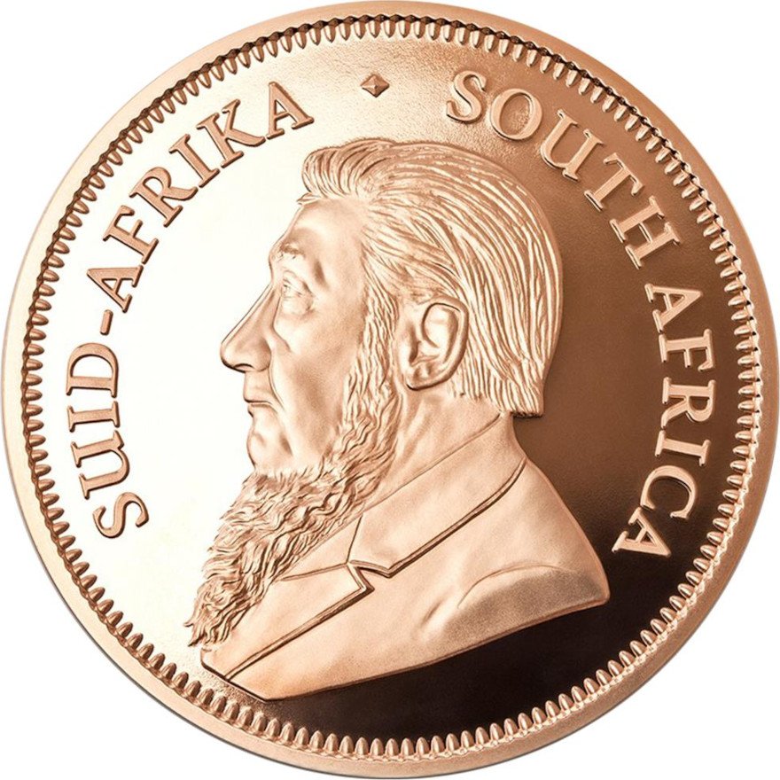 Back of the Gold 50 Years Krugerrand 50 oz PF - 2017