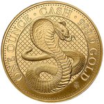 Gold Kobra - India Wildlife 1 oz Front of the Gold Kobra - India Wildlife 1 oz