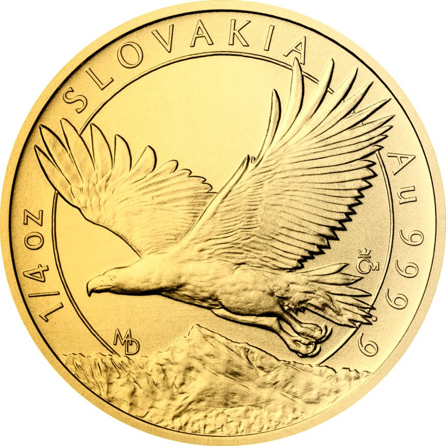 View 1: Gold Eagle 1/4 oz - Czech Mint 2023