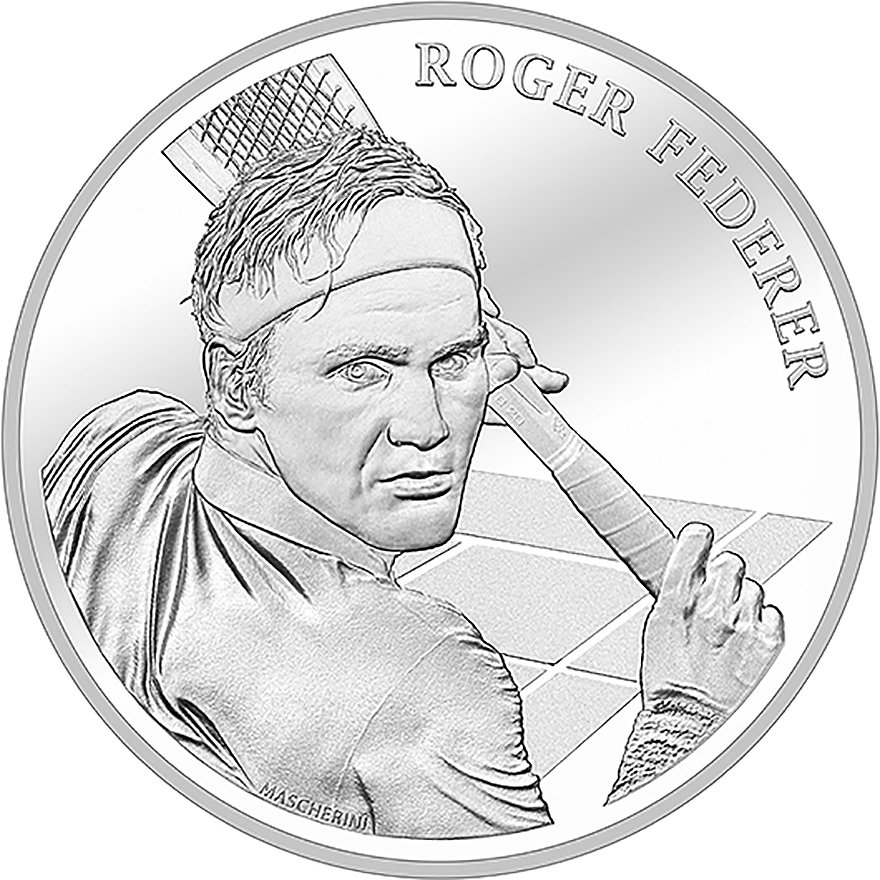 View 1: Silber Roger Federer - 20 g