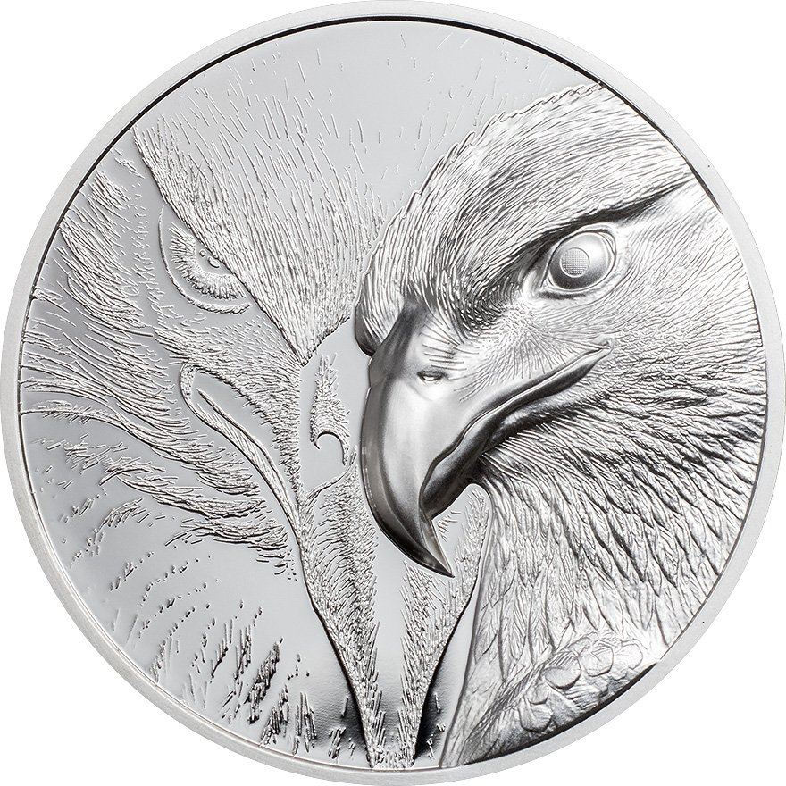 View 1: Silber Majestic Eagle 1 oz PP - High Relief 2020