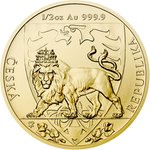 Gold Tschechischer Löwe 1/2 oz - 2020