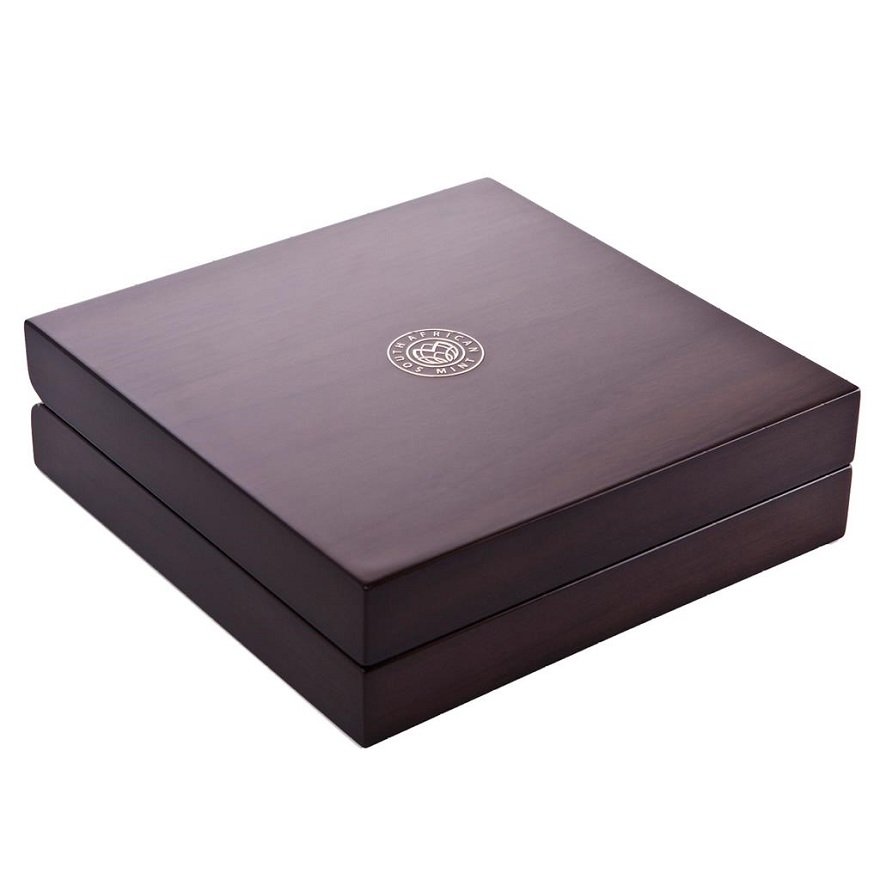 Original coin case of the Gold Krugerrand 5 oz PF - 55th Anniversary