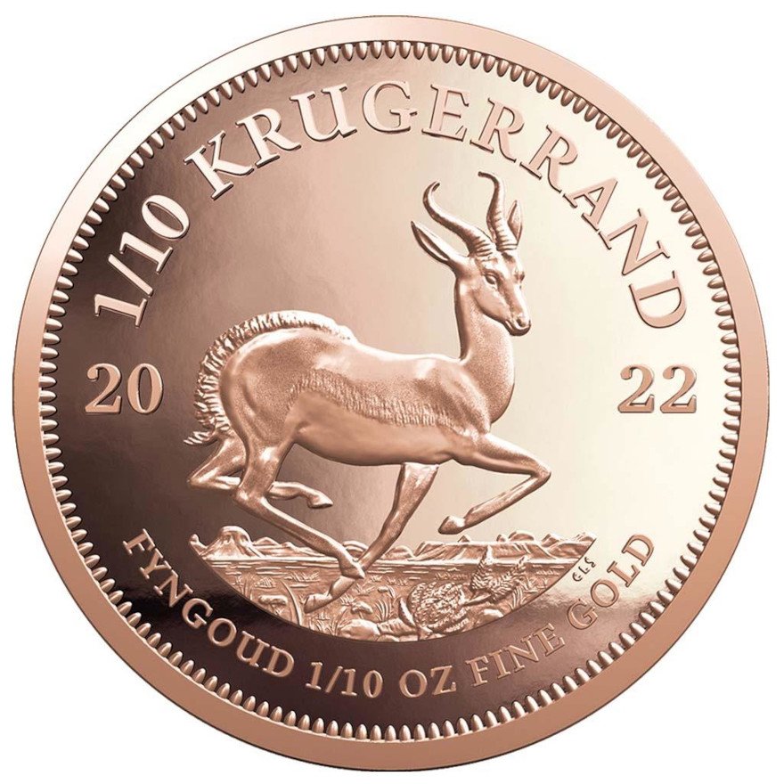View 4: Gold Krügerrand - 5 Coin - Fractional-Set PP 2022