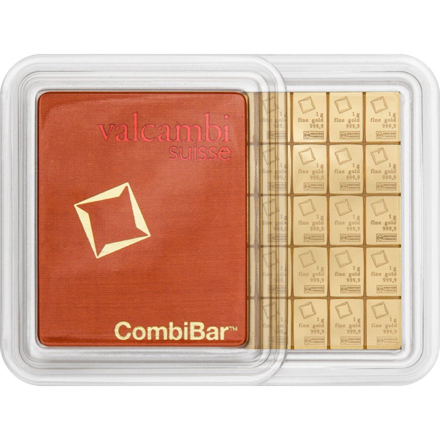 View 2: Gold CombiBar 50 x 1 g - Valcambi