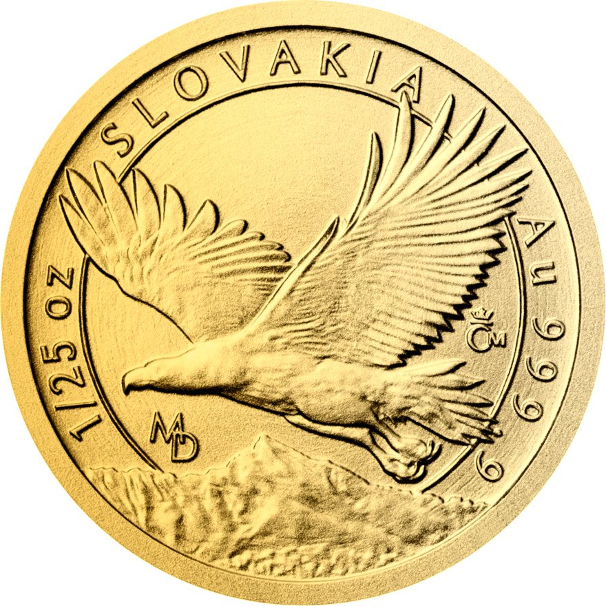 View 1: Gold Eagle 1/25 oz - Czech Mint 2023