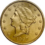 Front of the Gold Double Eagle