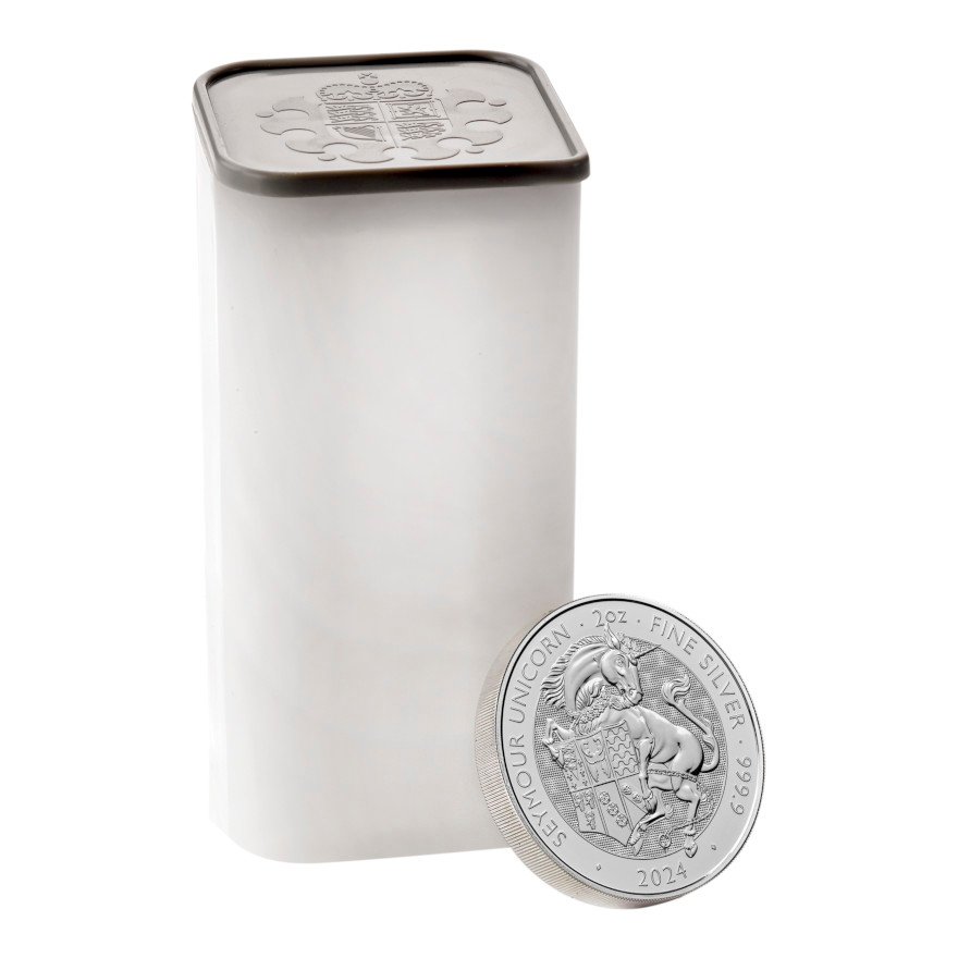 Silver Seymour Unicorn 2 oz - Royal Tudor Beasts 2024
