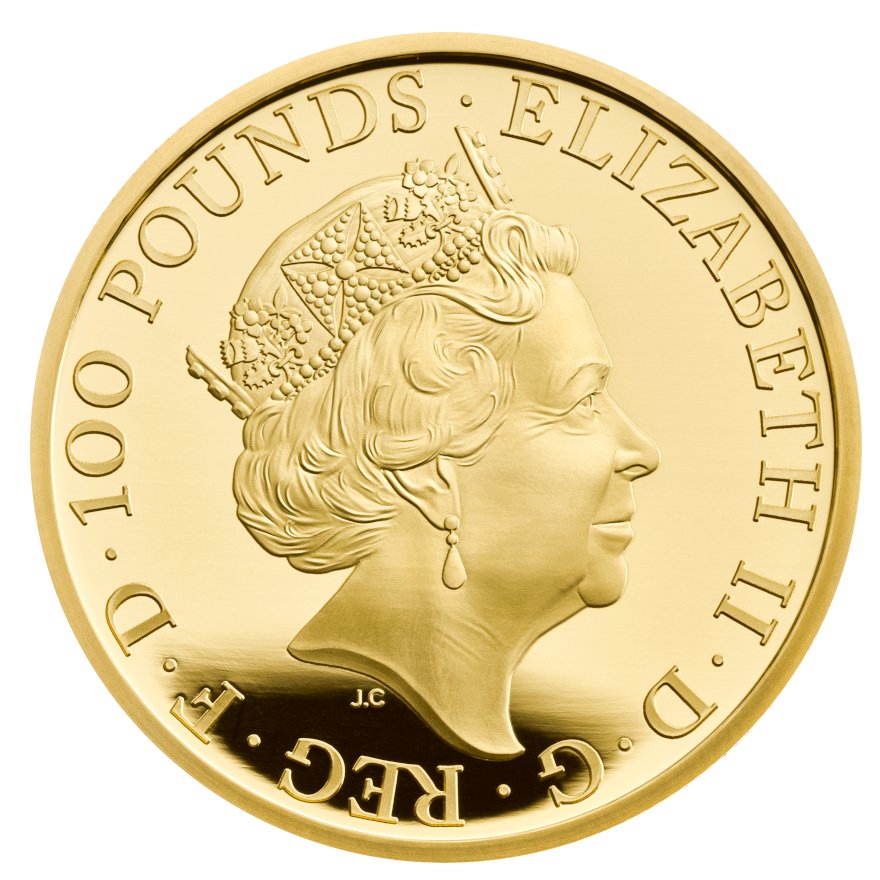 View 3: Gold The Queen's Beasts 1 oz PP - Completer Coin 2021