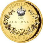 Gold Double Sovereign PP - 70. Platin Jubiläum - High Relief 2022