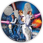 Front of the Silver STAR WARS A New Hope 1000 g PP - 2022
